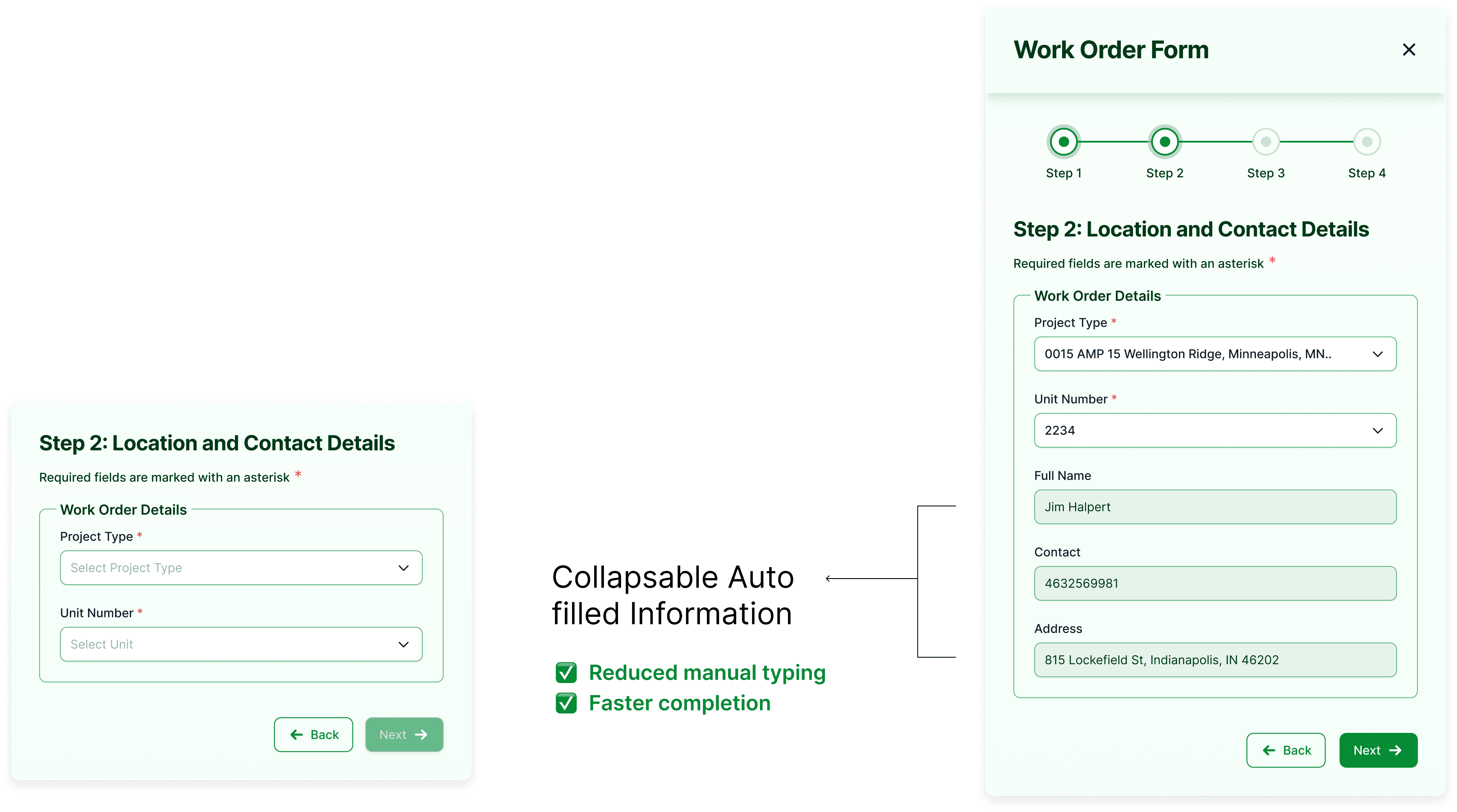Clarifying questions with engineering about what data could be pulled automatically versus entered manually